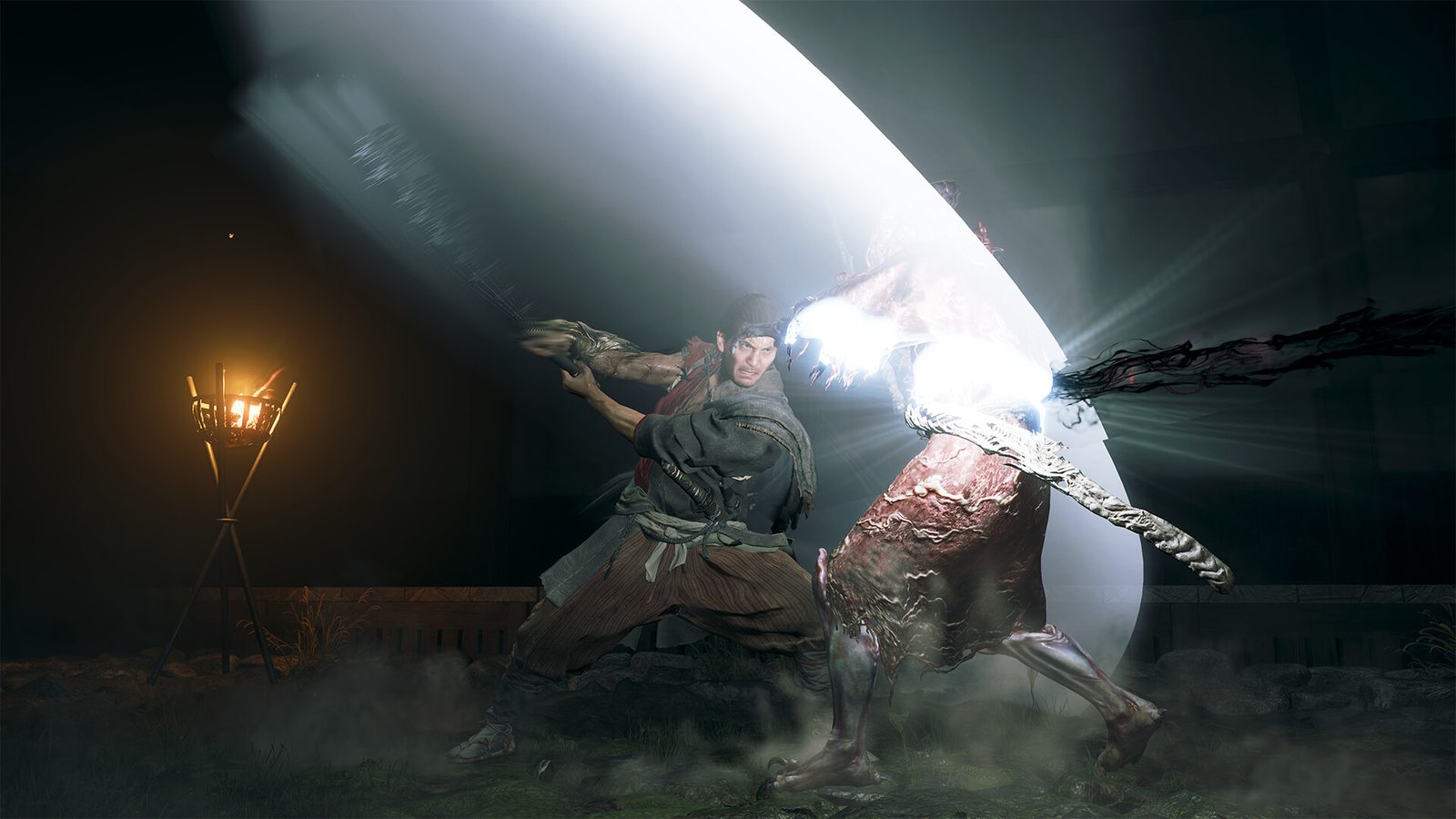 귀무자 Way of the Sword 귀신의 완갑을 찬 무사가 밤의 교토 거리를 등지고 선 귀무자 Way of the Sword 공식 커버 이미지 2