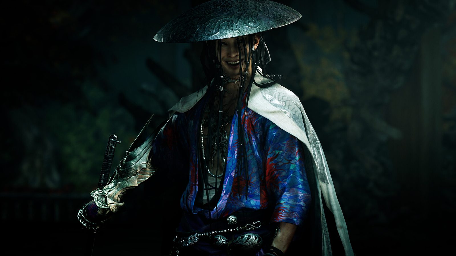 귀무자 Way of the Sword 귀신의 완갑을 찬 무사가 밤의 교토 거리를 등지고 선 귀무자 Way of the Sword 공식 커버 이미지 5
